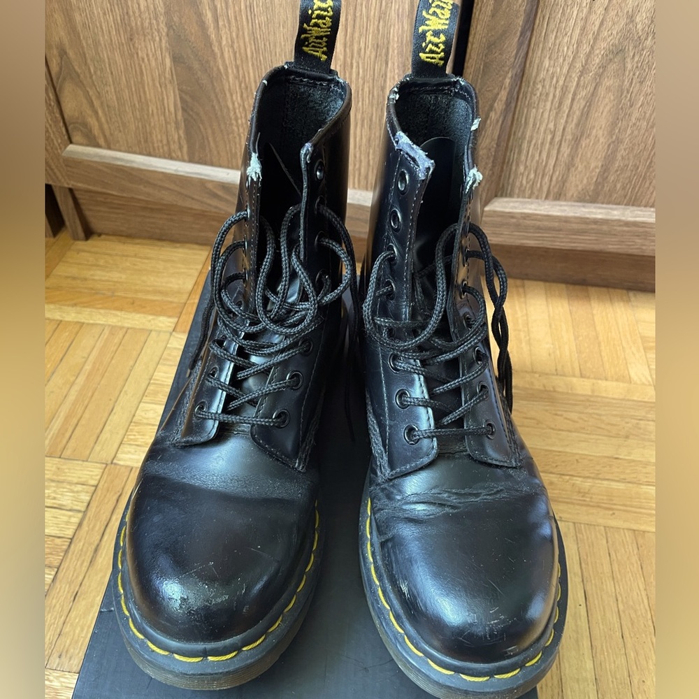 Dr. Martens Black Leather Boots size 7 US, 5 UK, 38 EU
